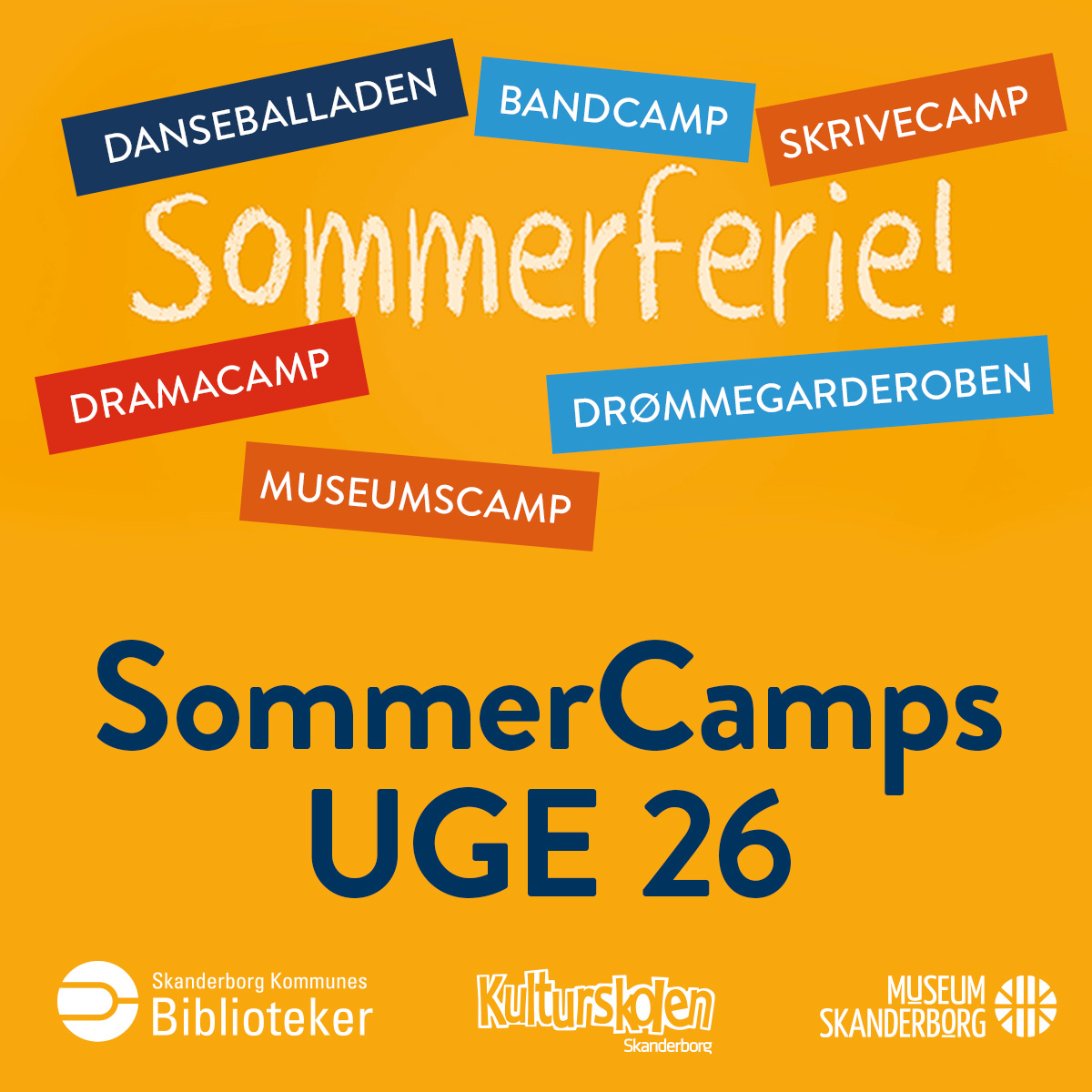 I år har vi 7 forskellige SOMMERCAMPS i uge 26. Tjek dem ud på kulturskolenskanderborg.dk/sommer
#kulturskolenskanderborg #sommerferieaktiviteter2023 #sommerferieaktiviteter #uge26 #sommecamp #skanderborgbibliotek #museumskanderborg